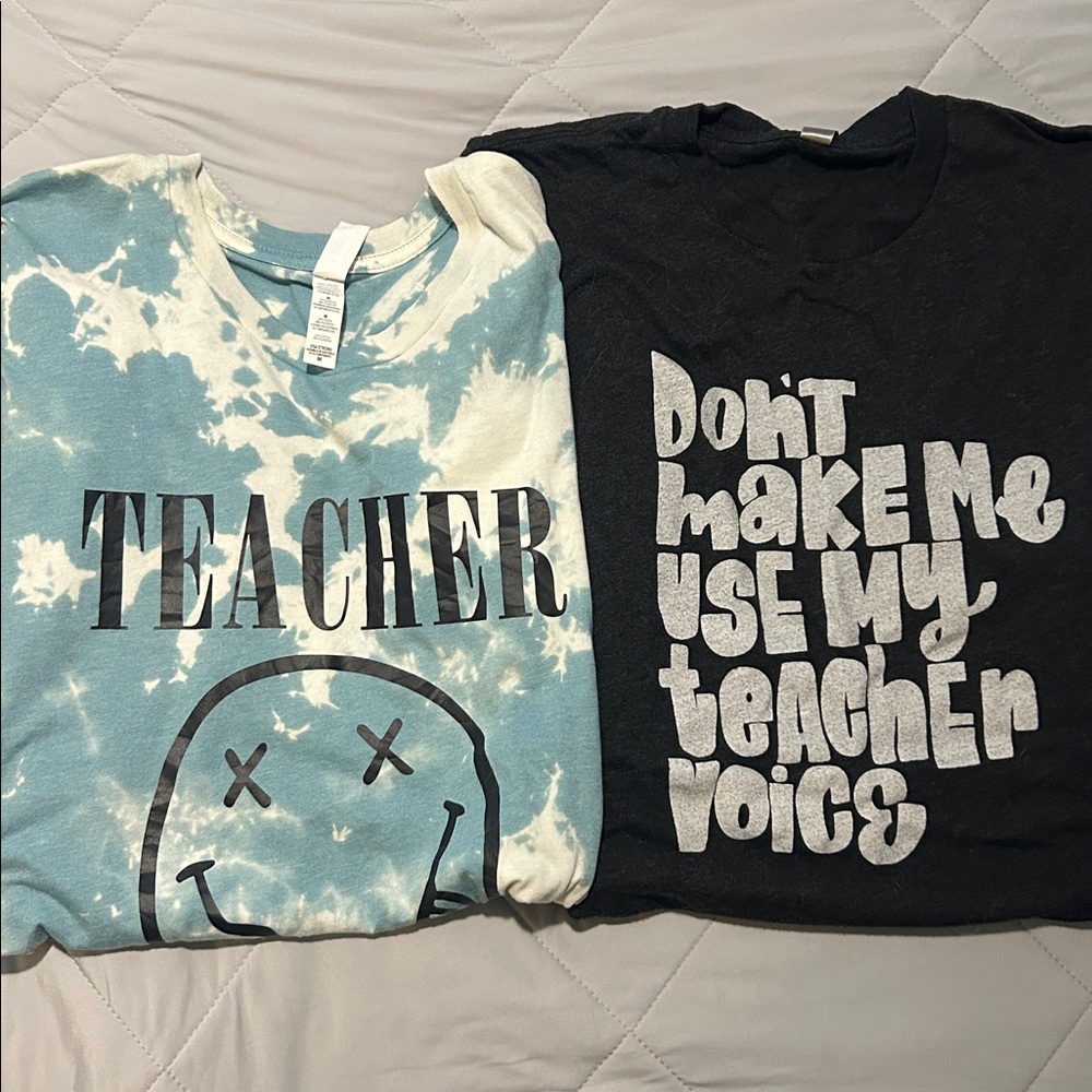 Teacher Graphic T-Shirts Set